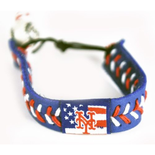 New York Mets Bracelet Team Color Baseball Stars and Stripes CO