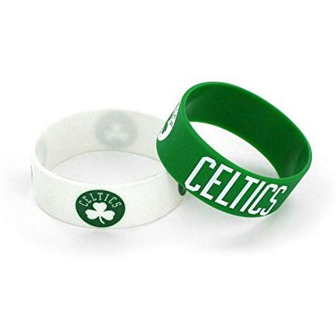 Boston Celtics Bracelets 2 Pack Wide