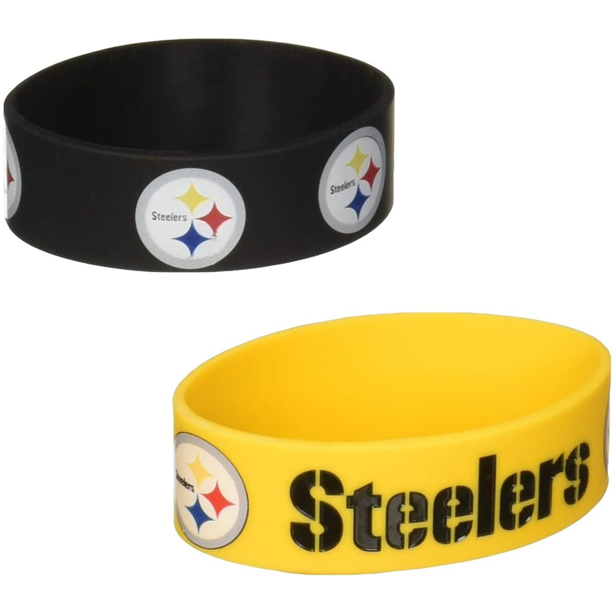 Carolina Panthers Bracelets 2 Pack Wide