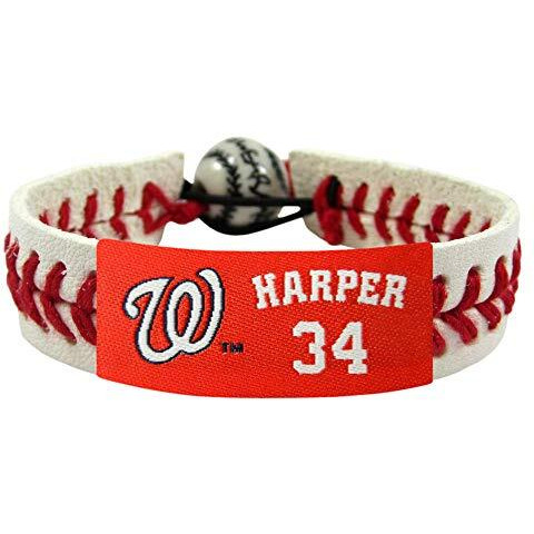 Washington Nationals Bracelet Classic Baseball Bryce Harper CO