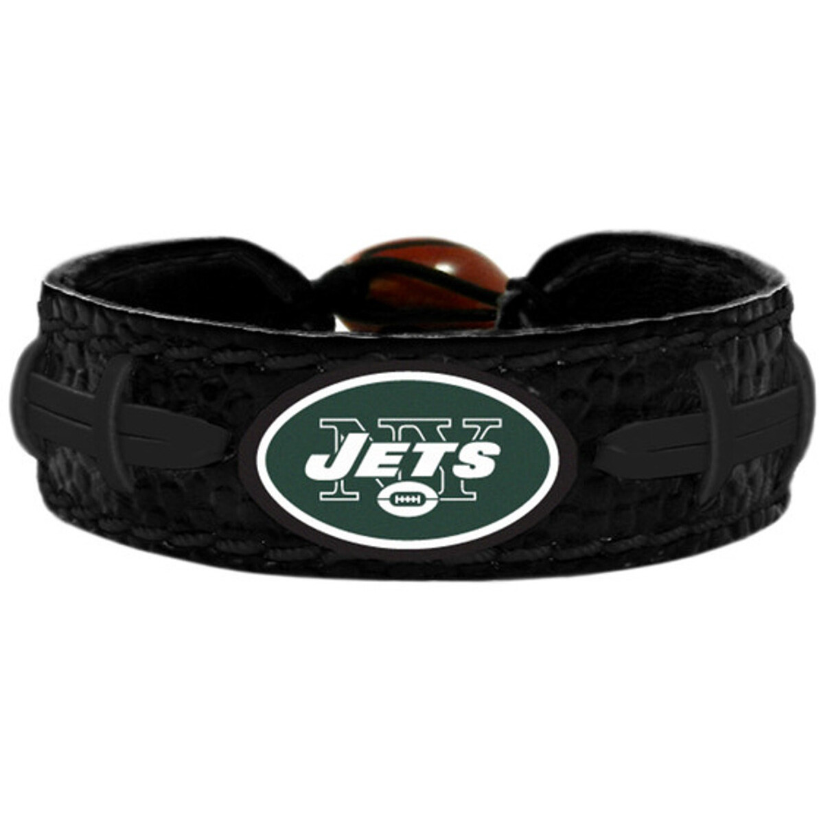 New York Jets Bracelet Team Color Tonal Black Football CO