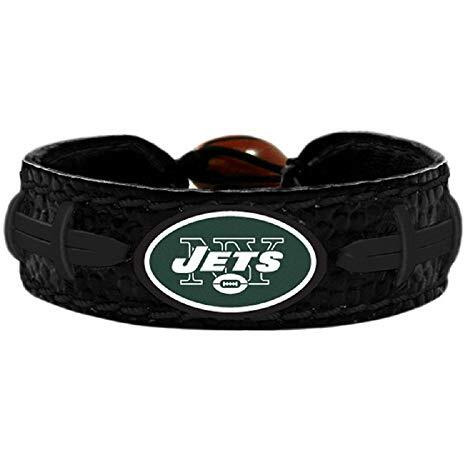 New York Jets Bracelet Team Color Tonal Black Football CO