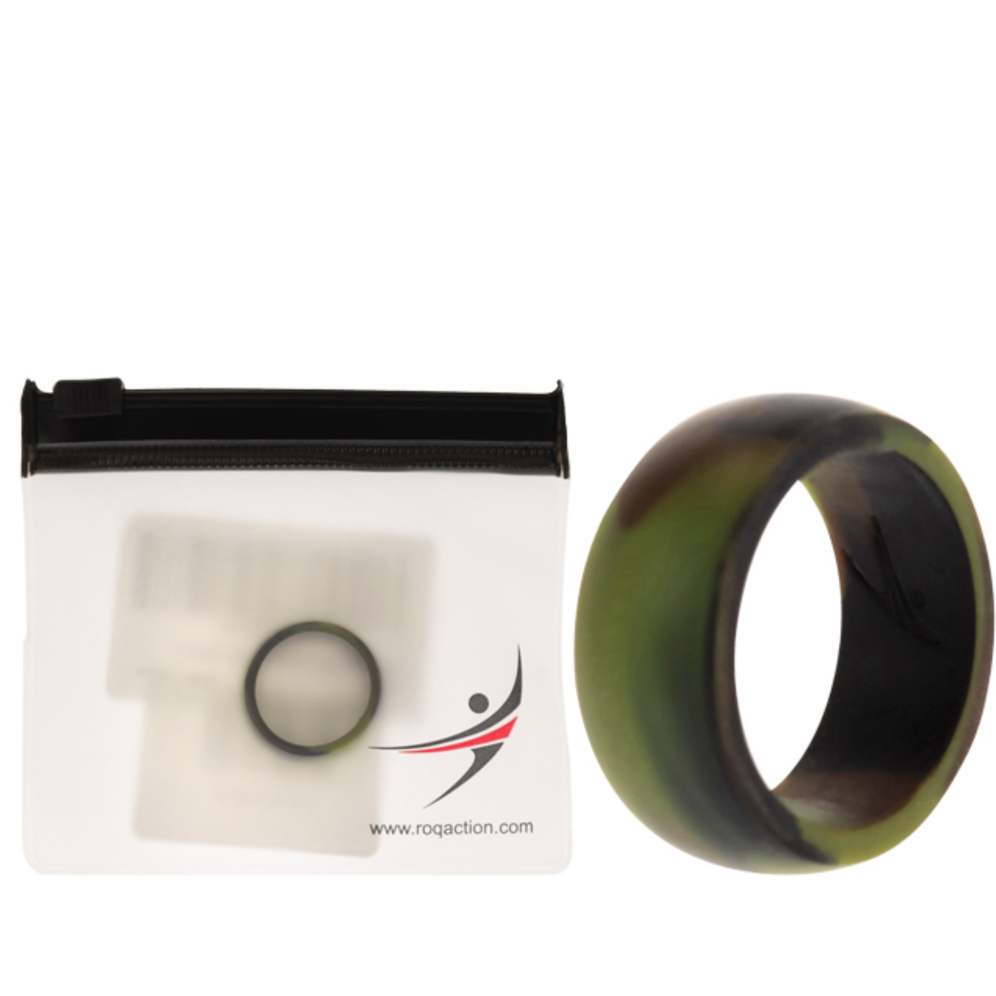 Silicone Wedding Ring - Camo by ROQ for Men - 7 mm Ring