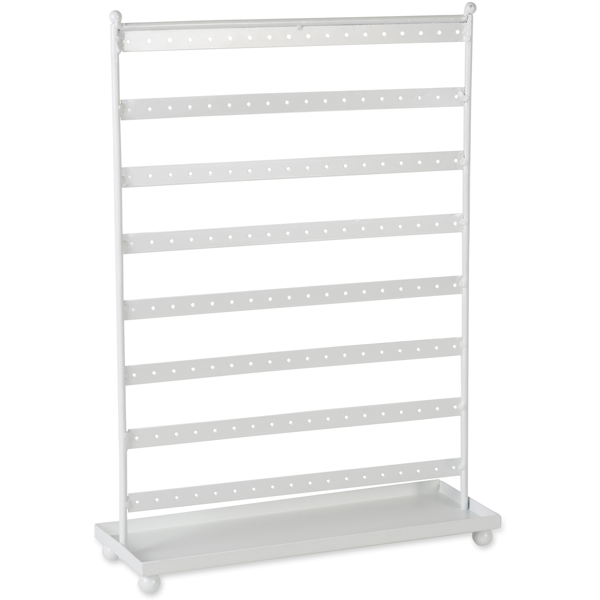 DII Earring Stand With Tray White