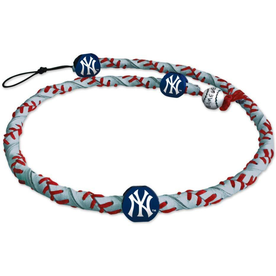 New York Yankees Necklace Frozen Rope Reflective Baseball CO