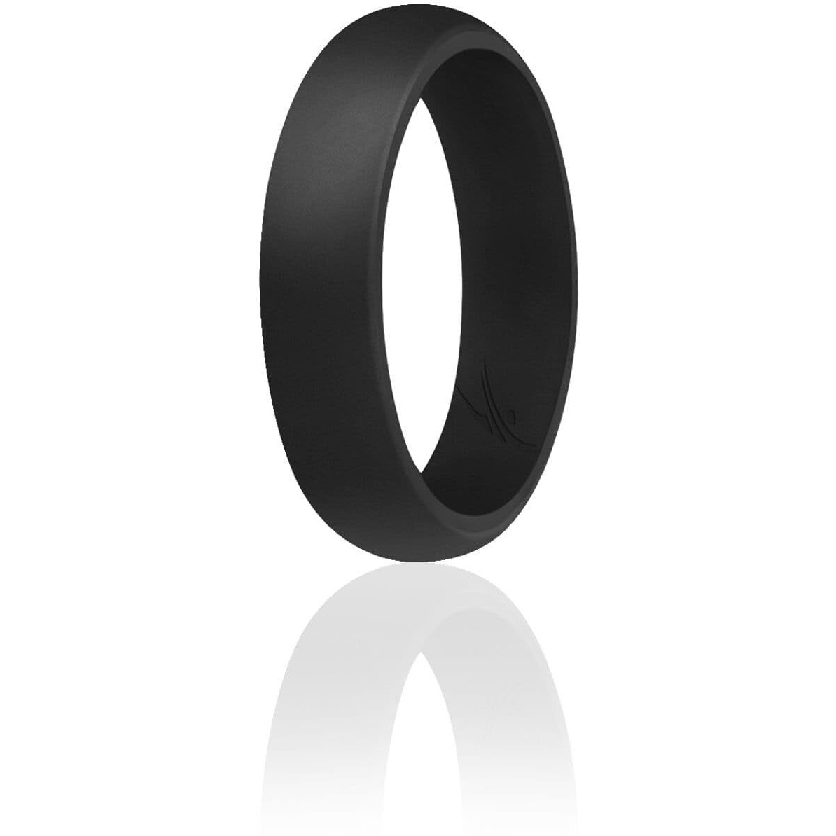 Silicone Wedding Ring - Dome Style - Gold by ROQ for Women - 4 mm Ring