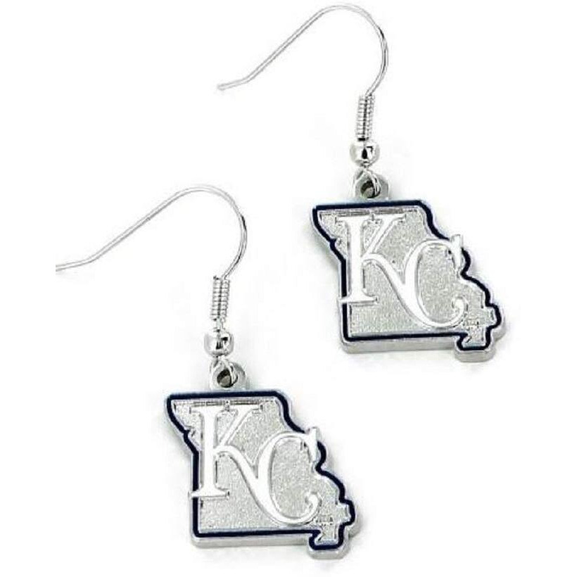 Kansas City Royals Earrings State Design - Special Order