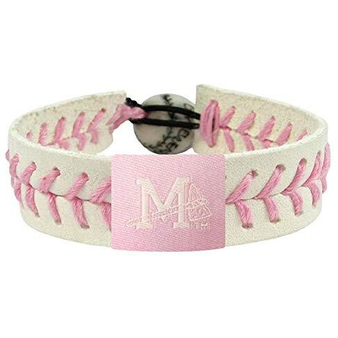 Mississippi Braves Bracelet Baseball Pink CO