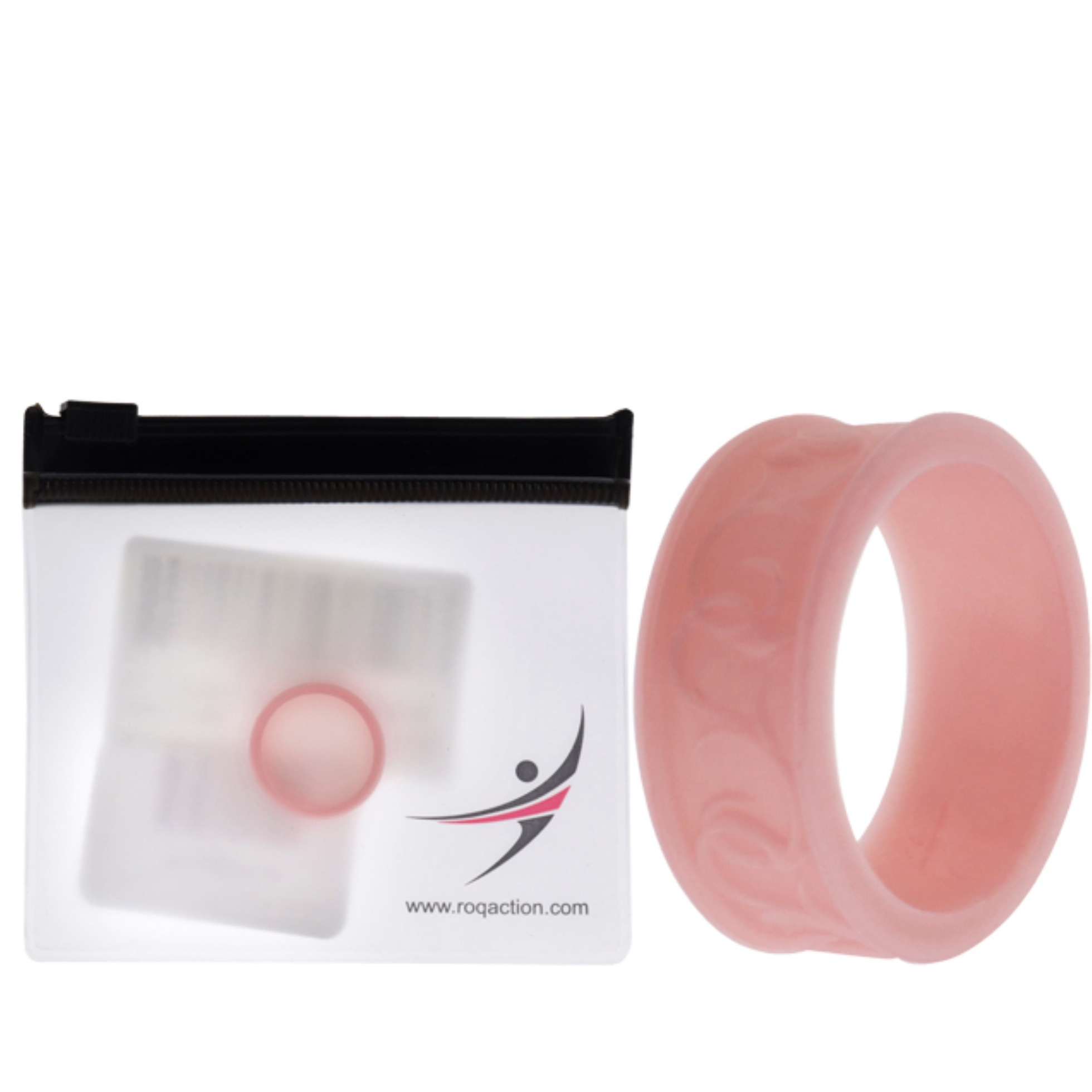 Silicone Wedding Flower Ring - Rose Gold by ROQ for Women - 5 mm Ring