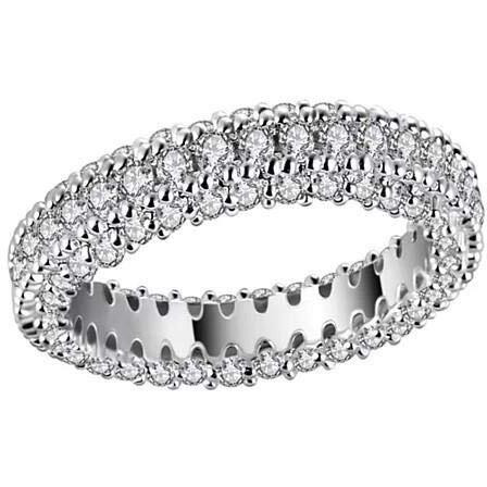 La Luna Rings Lavish And Delicate Eternity Bands(D0102HE63YY)