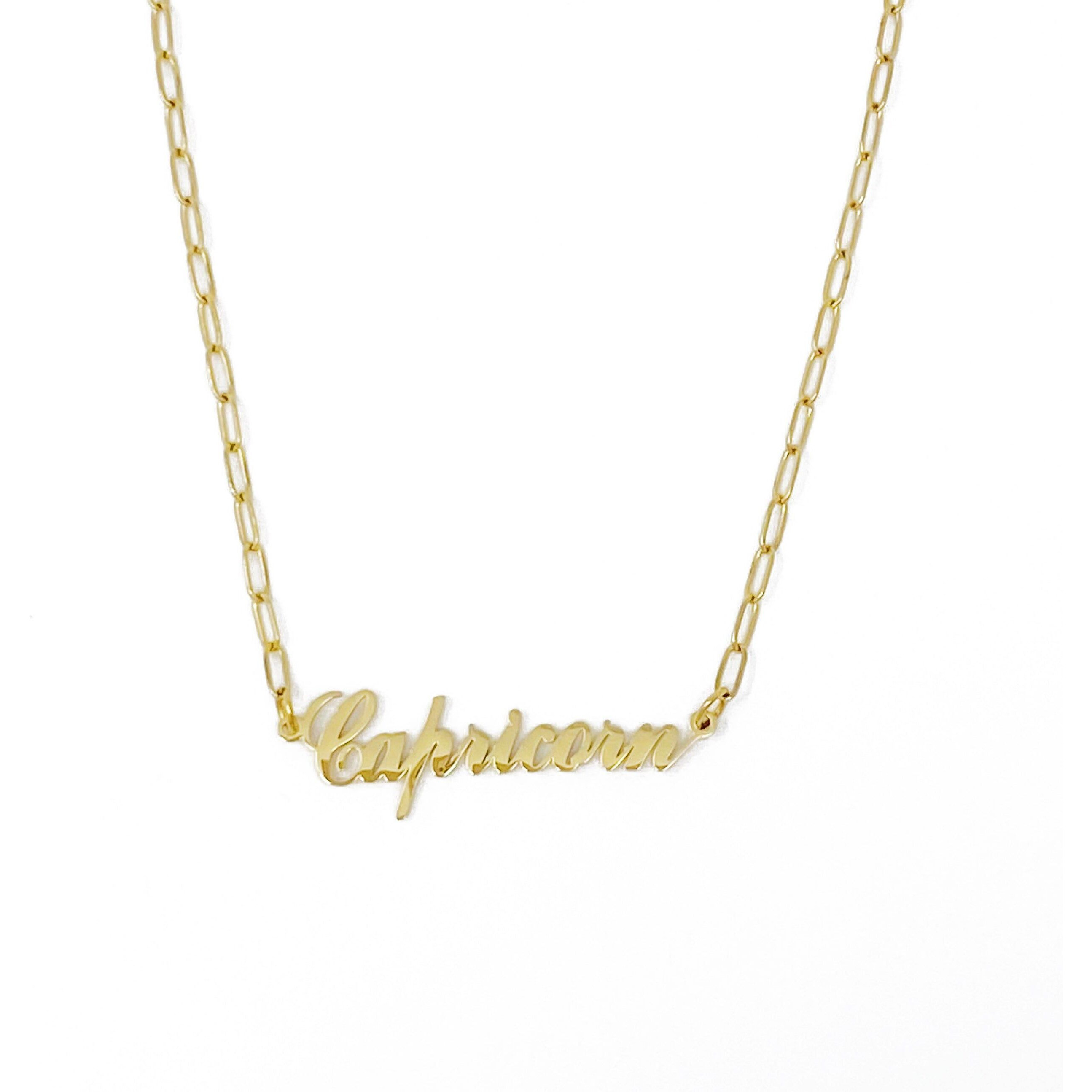 Annie Zodiac Chain Necklace
