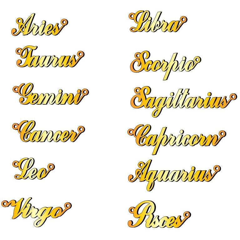Annie Zodiac Chain Necklace
