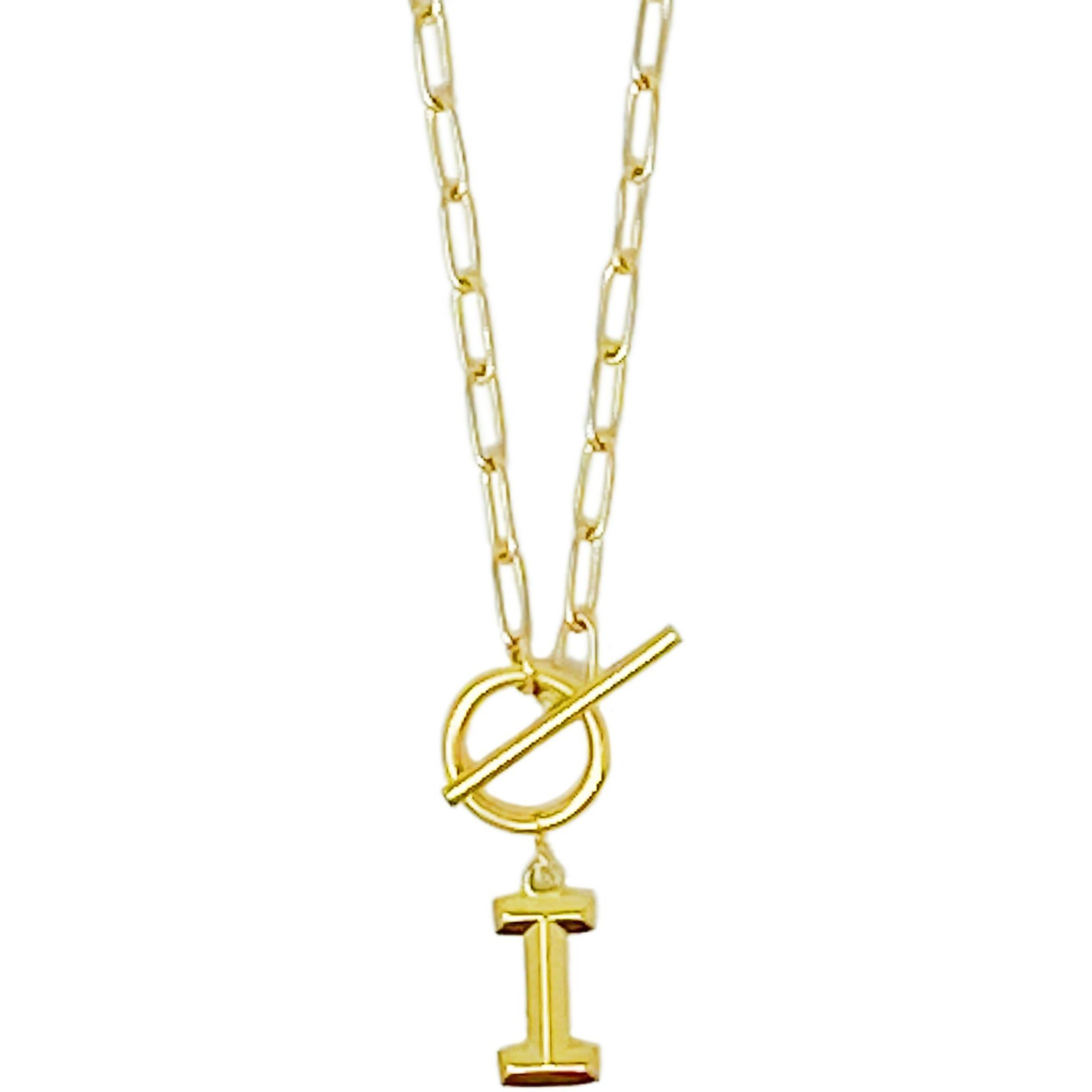 Modern Classic Initial Necklace