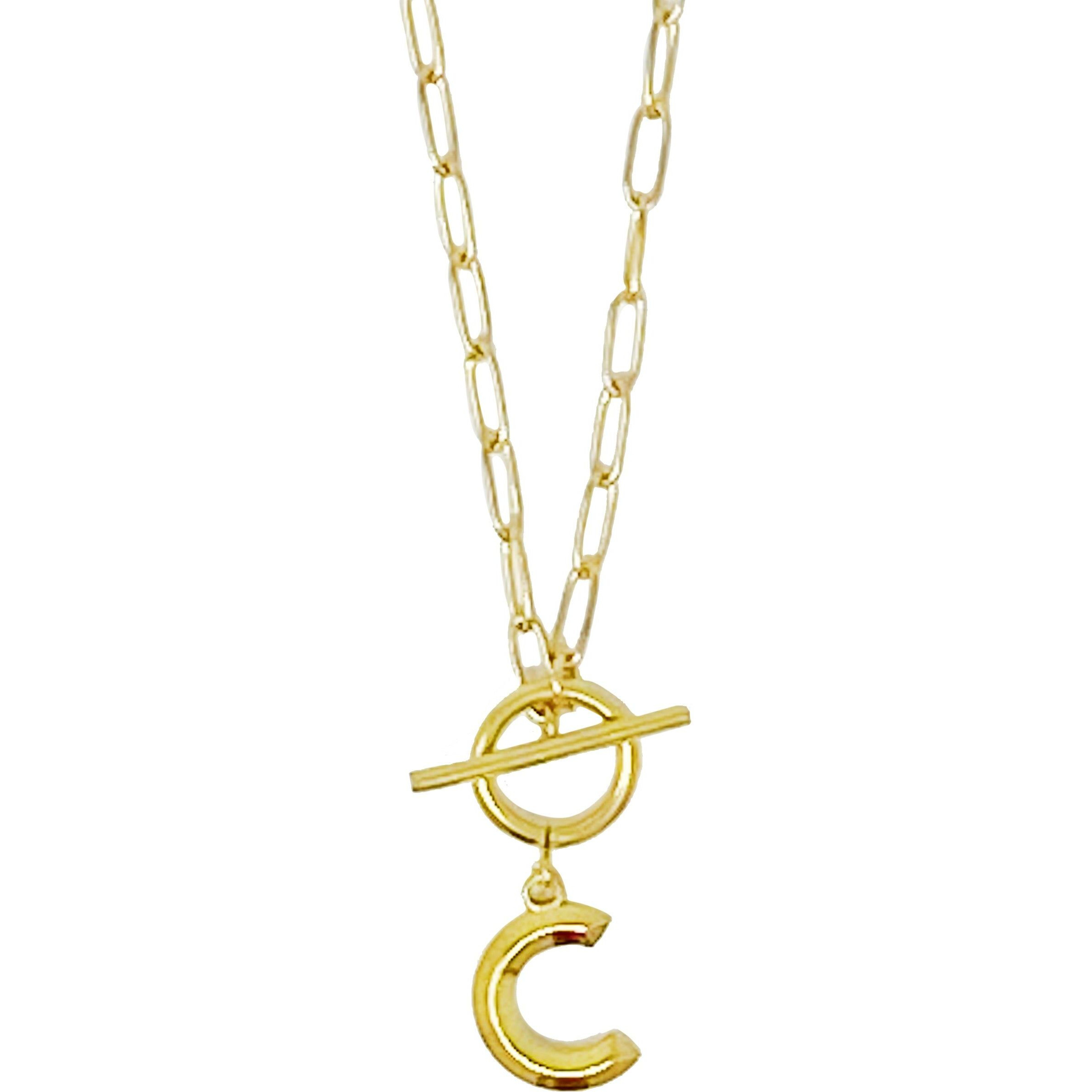 Modern Classic Initial Necklace