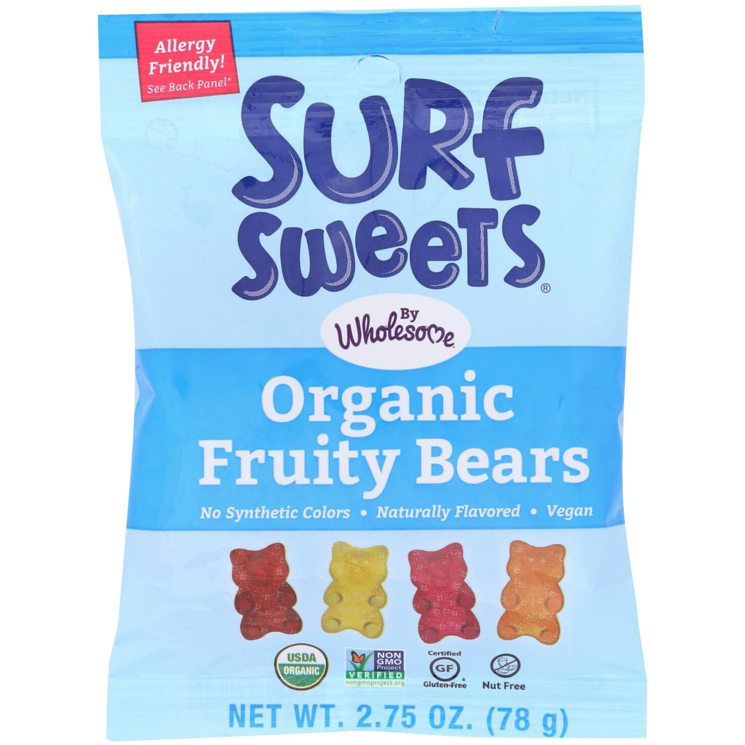 Surf Sweets Organic Fruity Bears - case Of 12 - 275 Oz(D0102H5KQRT)