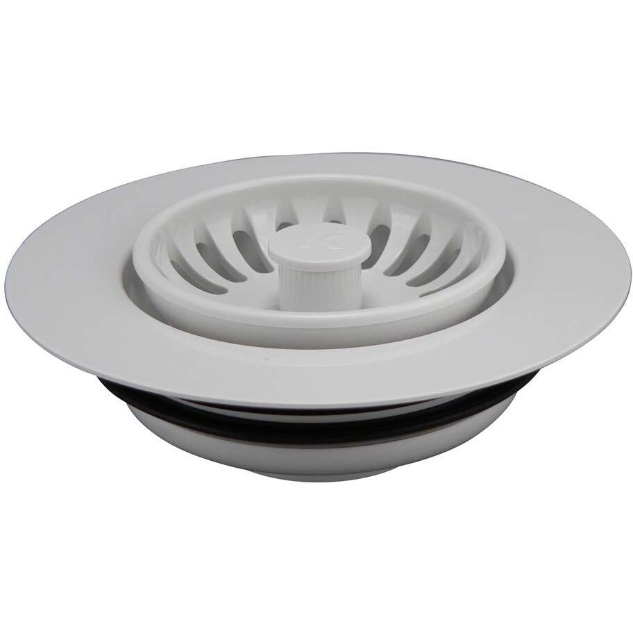 STRAINER/DISPOSAL RIM WH (Pack of 1)