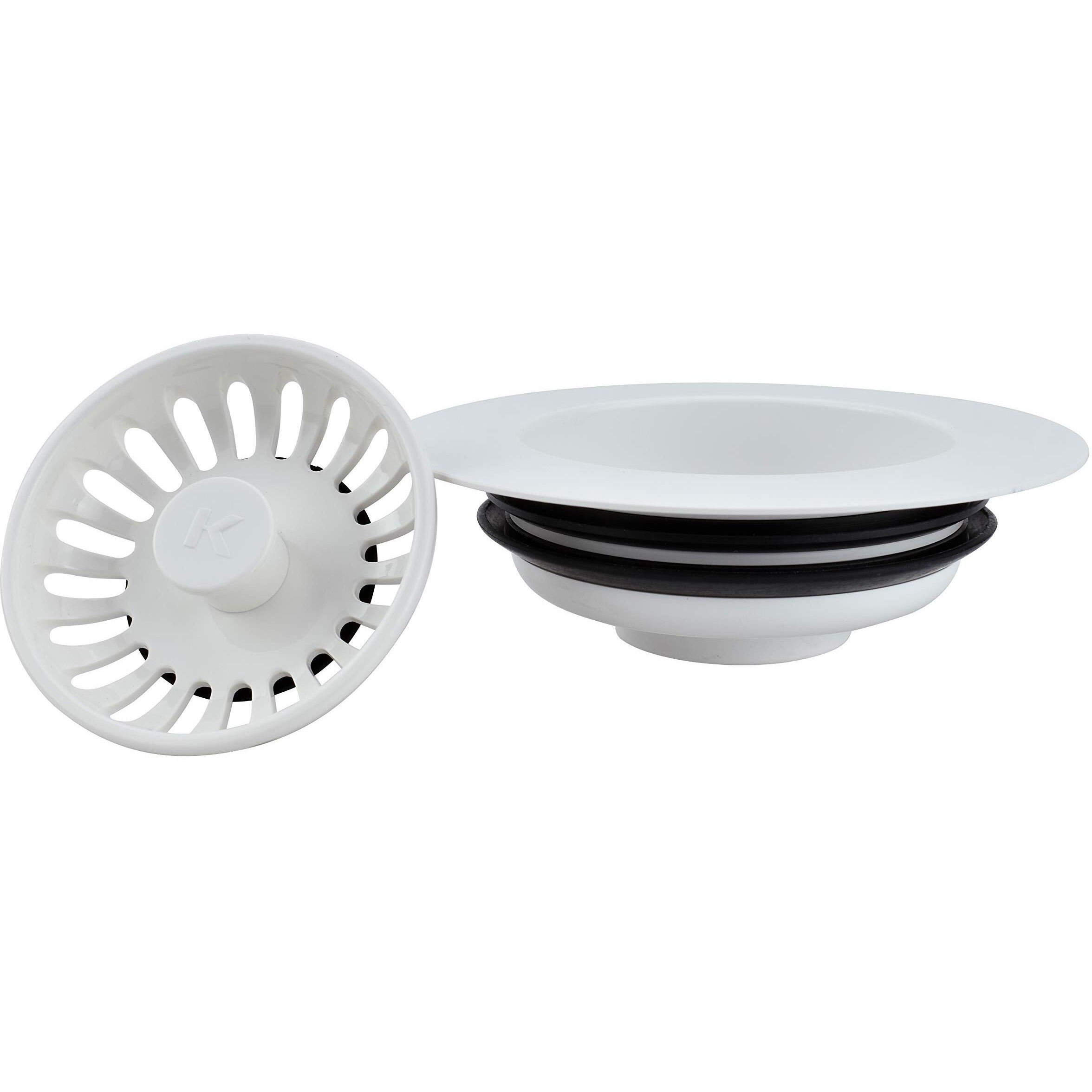 STRAINER/DISPOSAL RIM WH (Pack of 1)