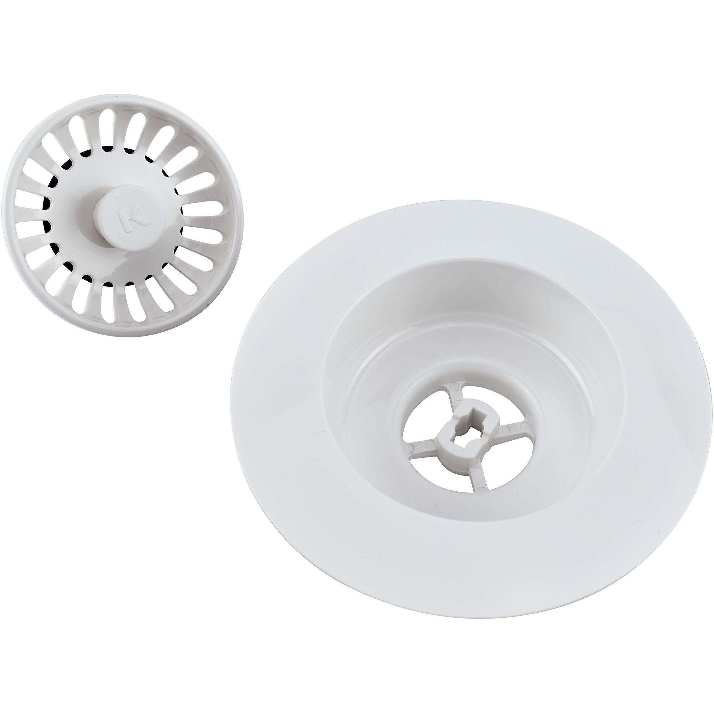 STRAINER/DISPOSAL RIM WH (Pack of 1)
