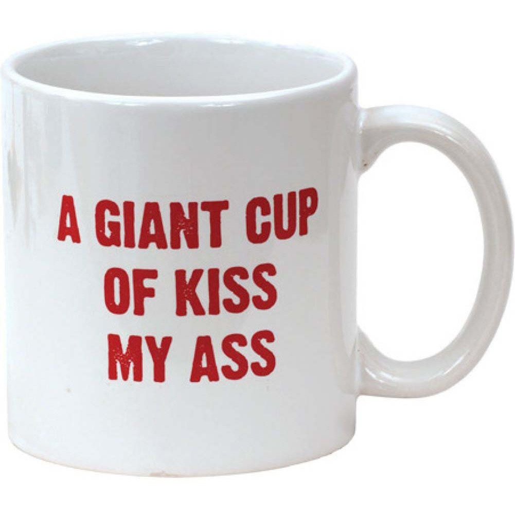 Attitude mug a giant cup of kiss my ass - 22 oz(D0102H5Q7BA)