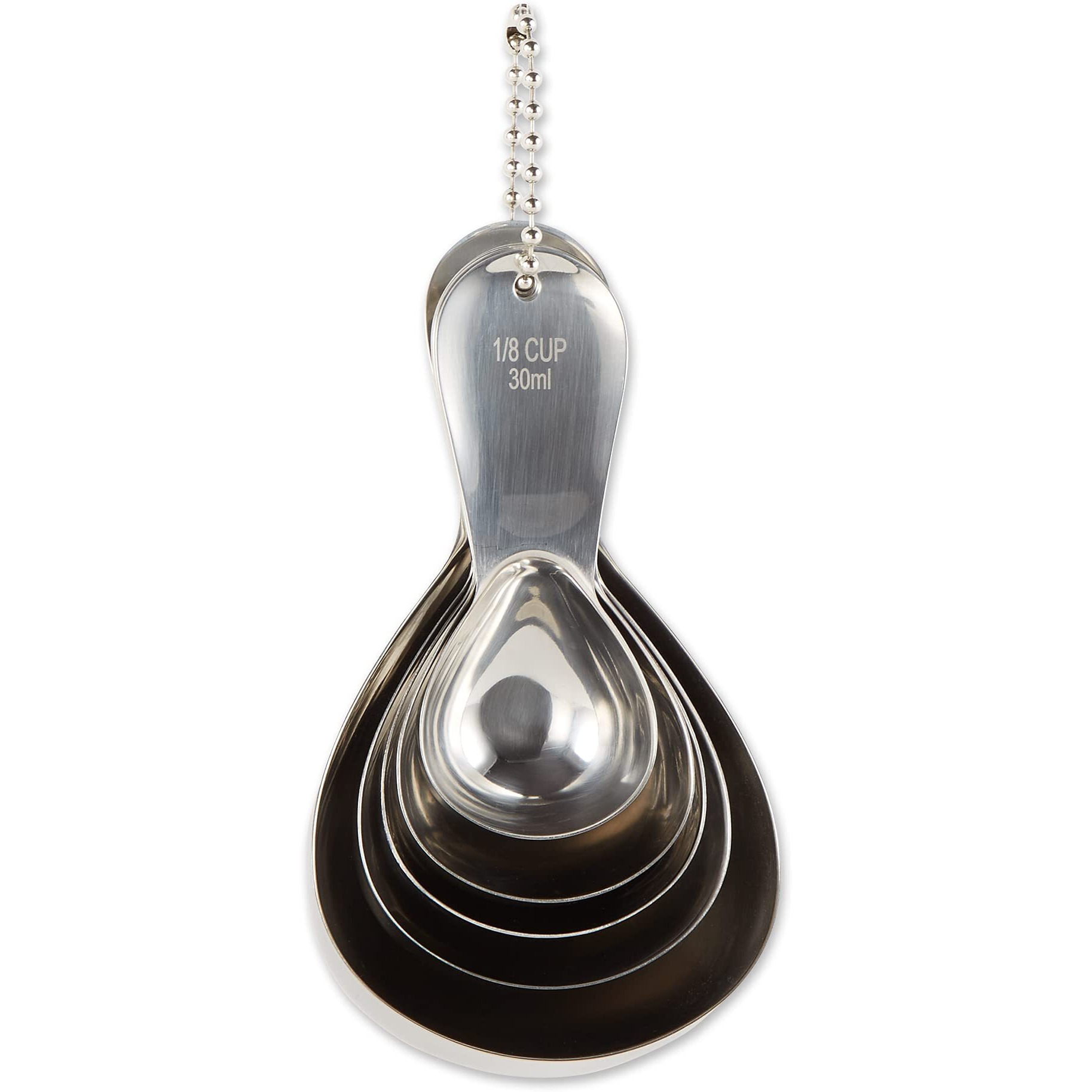 RSVP Measuring Cups - Teardrop Set Of 5