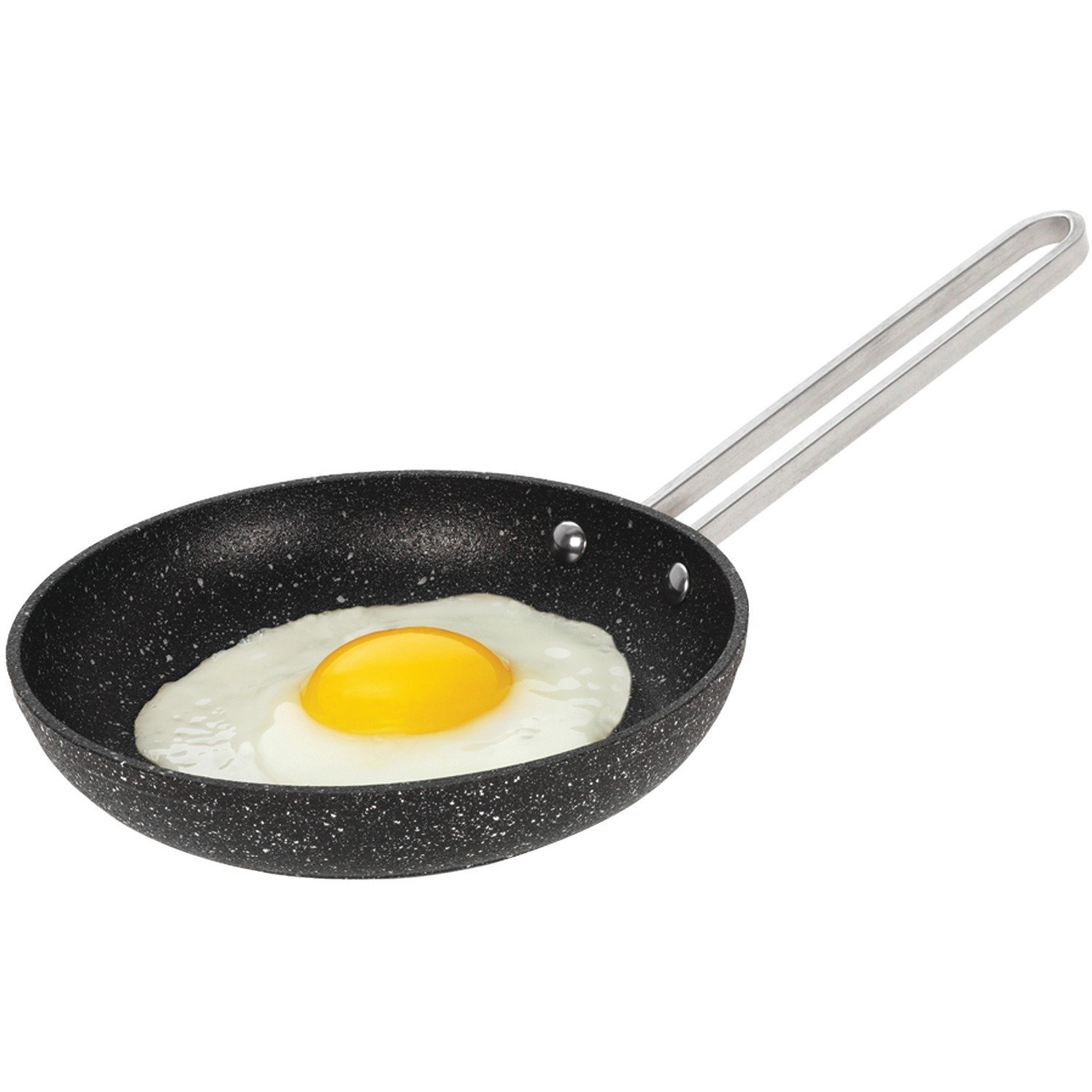 FRY PAN 6.5&quotMINI RND B/W (Pack of 1)
