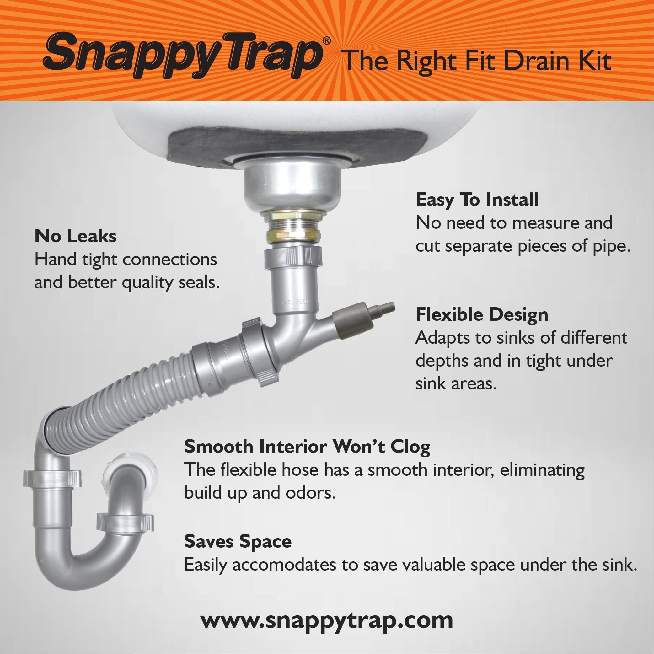 SINGLE SINK DRAIN KIT (Pack of 1)
