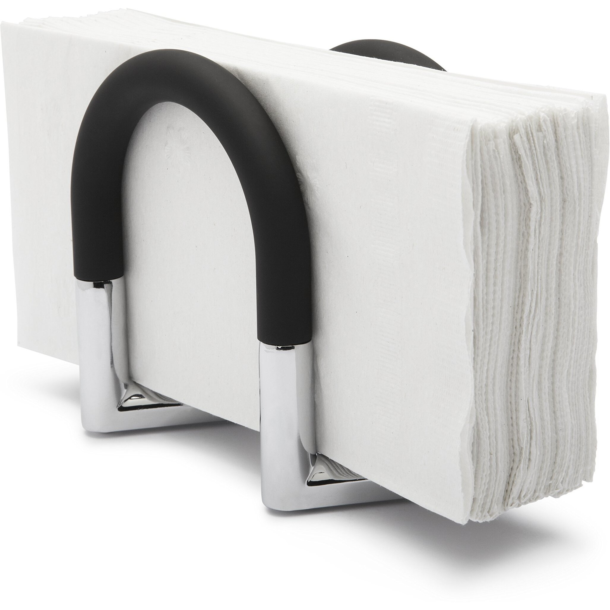 SWIVEL NAPKIN HLDR BLK/NKL