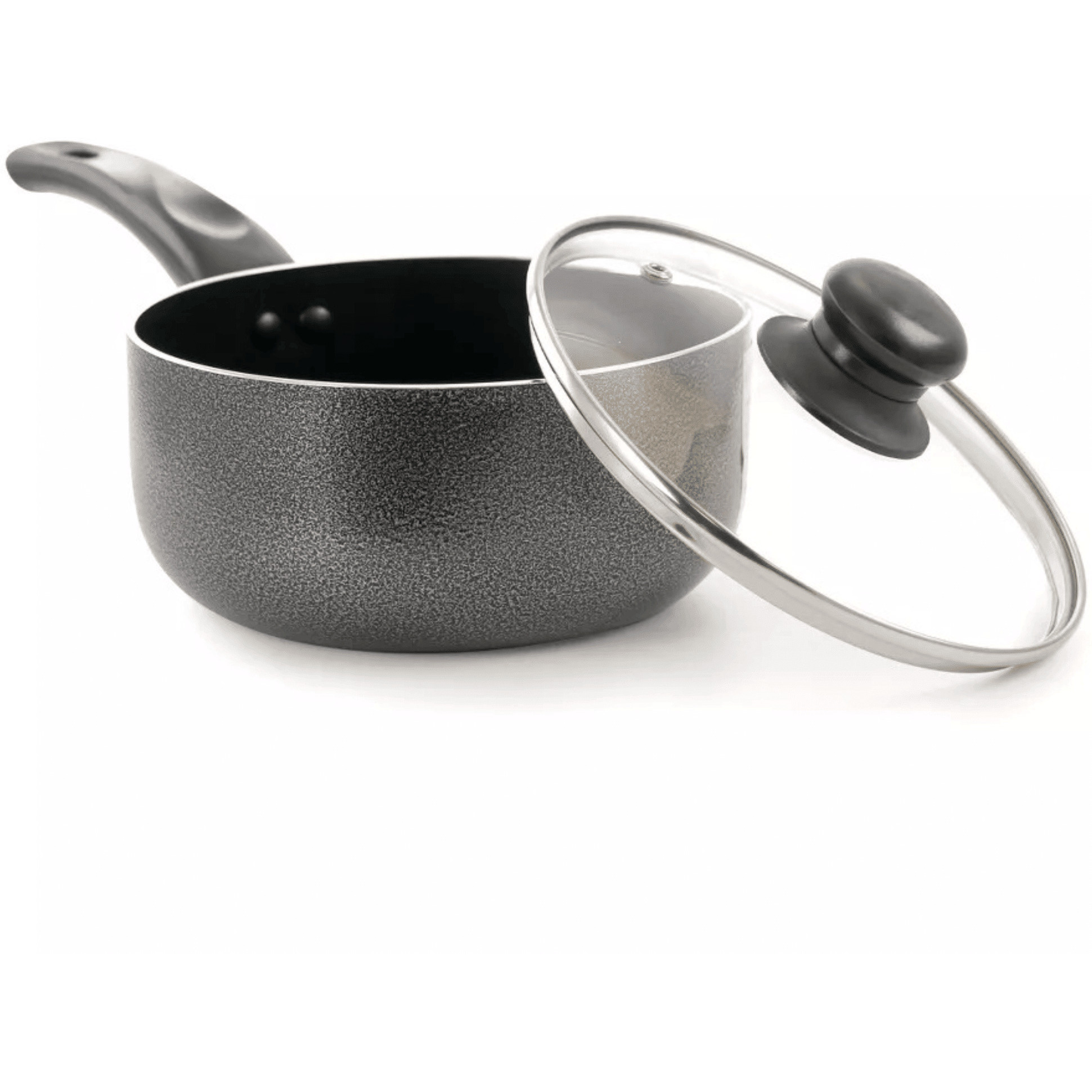 Better Chef 1.5Qt Aluminum Sauce Pan with Glass Lid