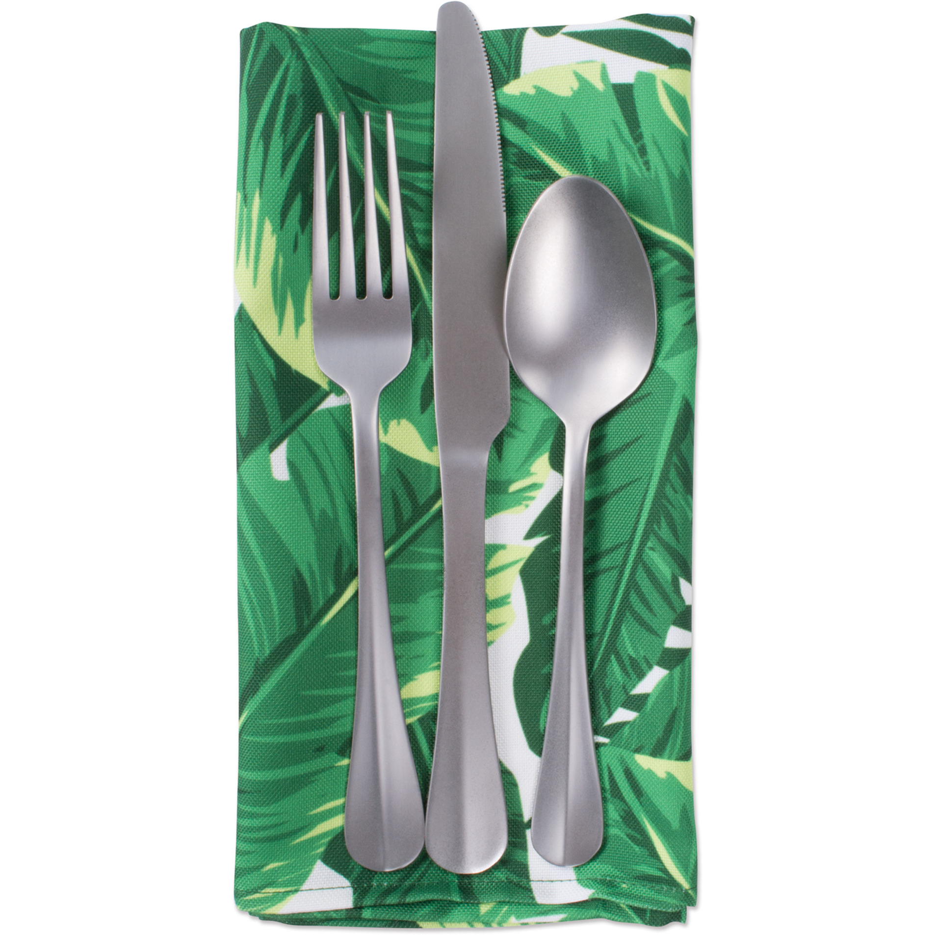 DII Banana Leaf Print Outdoor Napkin (Set of 6)