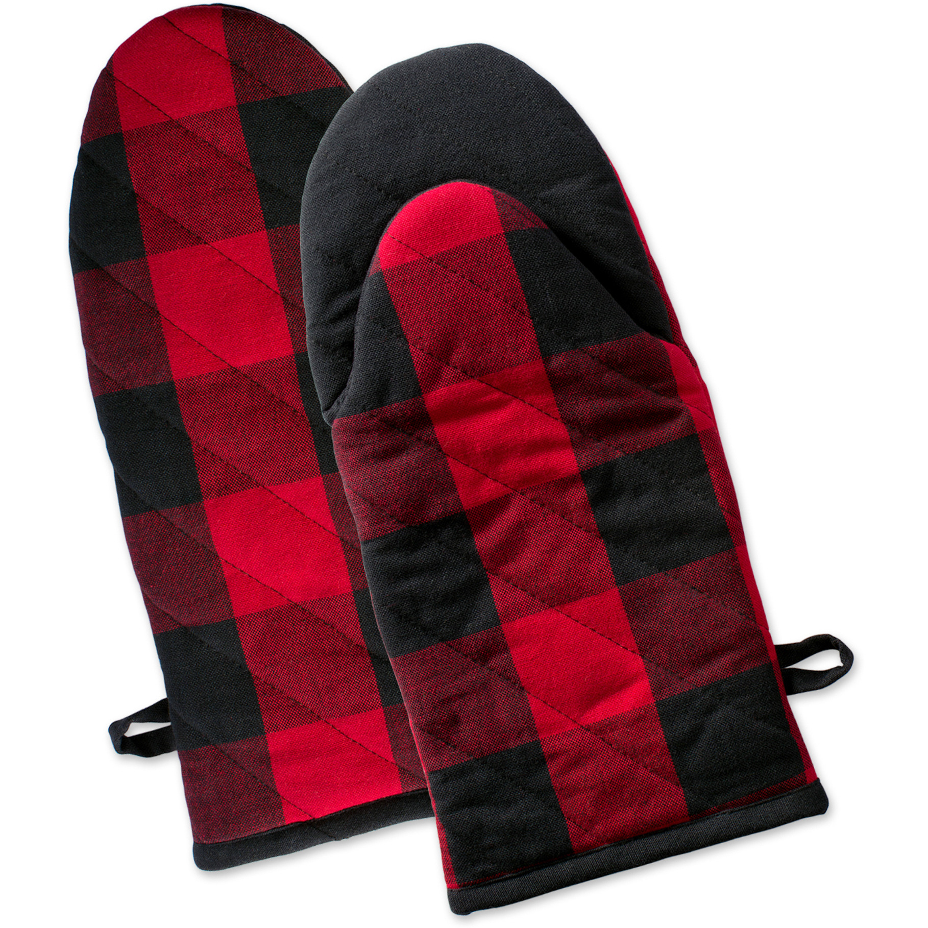 DII Red Buffalo Check Oven Mitt (Set of 2)