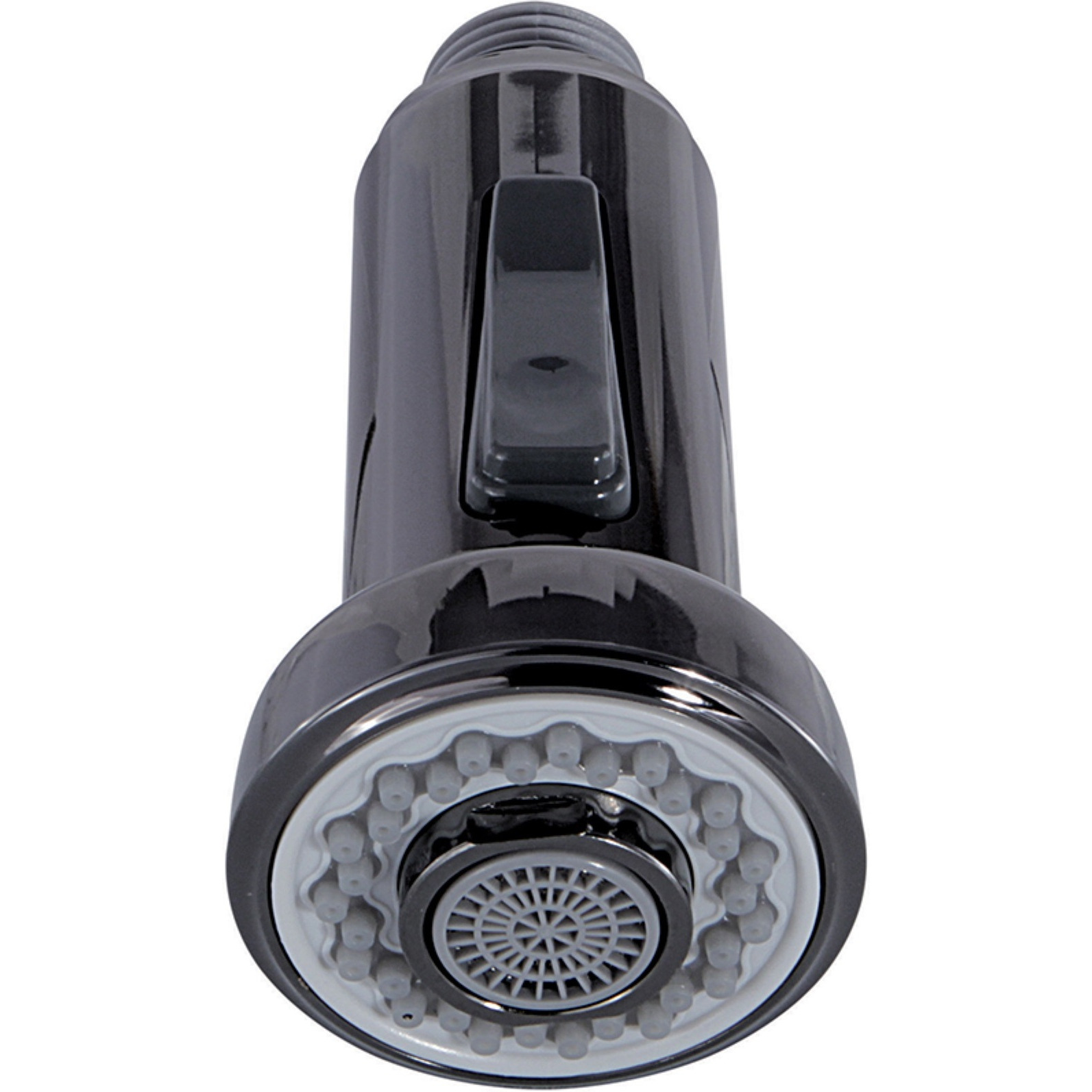 Kingston Brass KDH8410 2-Function Pull-Down Kitchen Faucet Sprayer, Black Stainless Steel