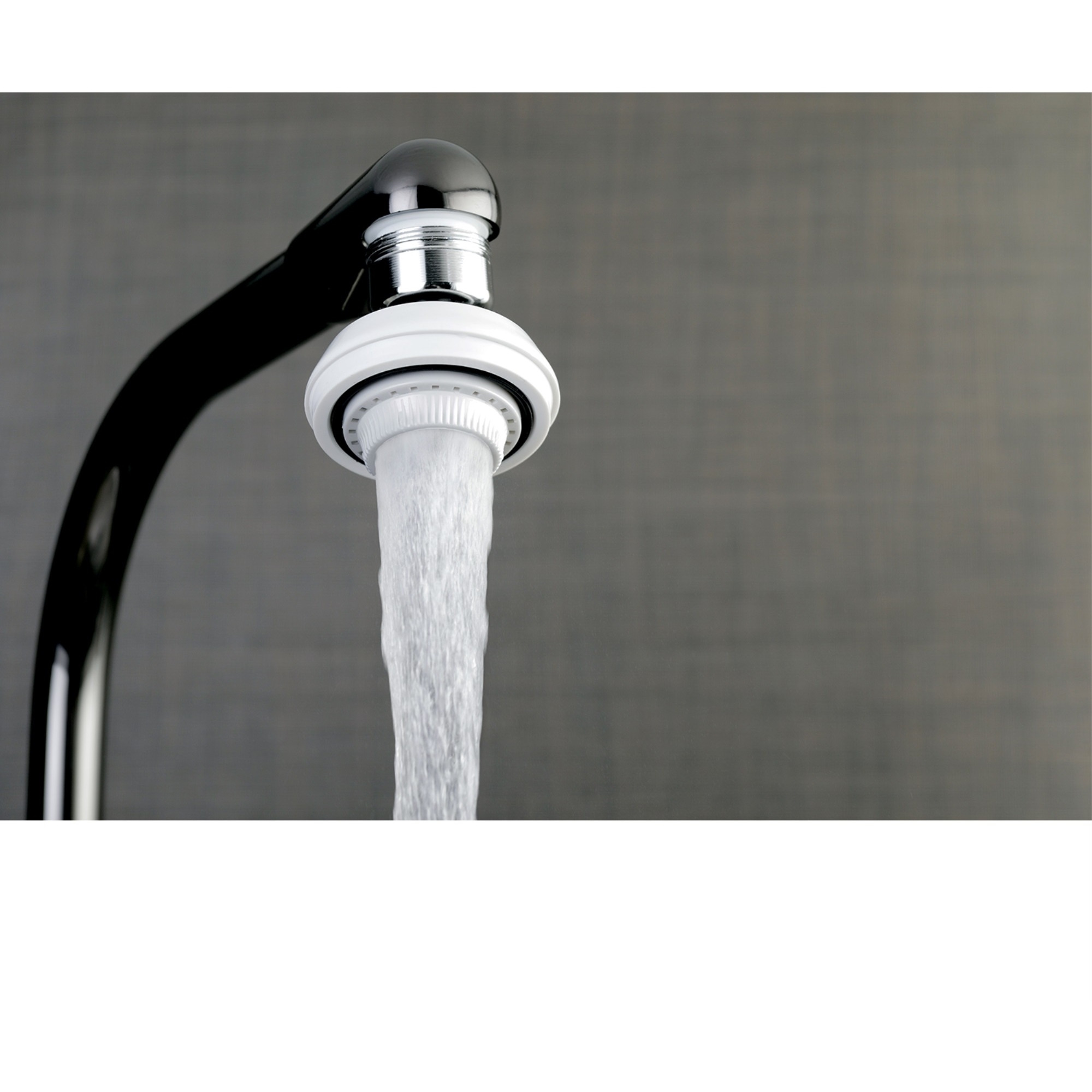 Kingston Brass KA321C20 Wide Range Swivel Kitchen Aerator with Brass Ball Joint, Polished Chrome