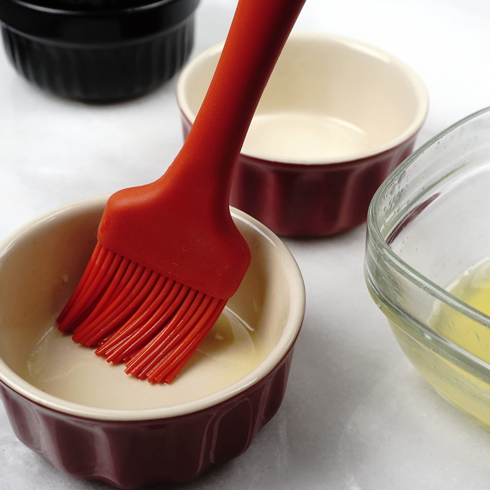 RSVP Silicone Basting Brush - Red