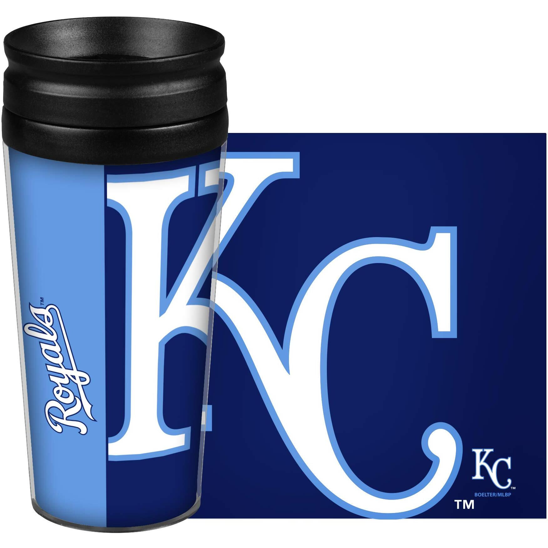 Kansas City Royals Travel Mug 14oz Full Wrap Style Hype Design - Special Order