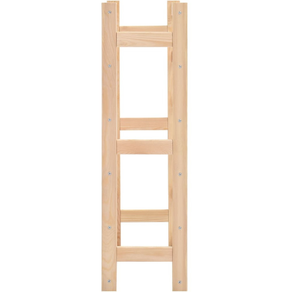 vidaXL Wine Rack for 30 Bottles Pinewood