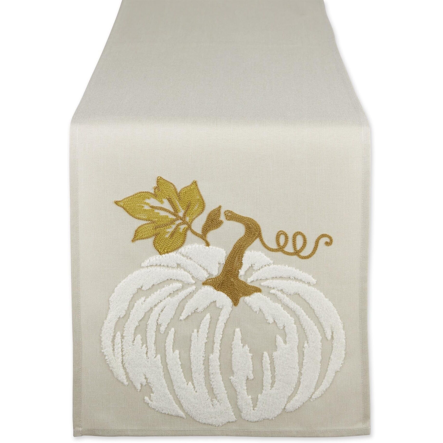 DII Scattered Leaves Table Runner 14x70