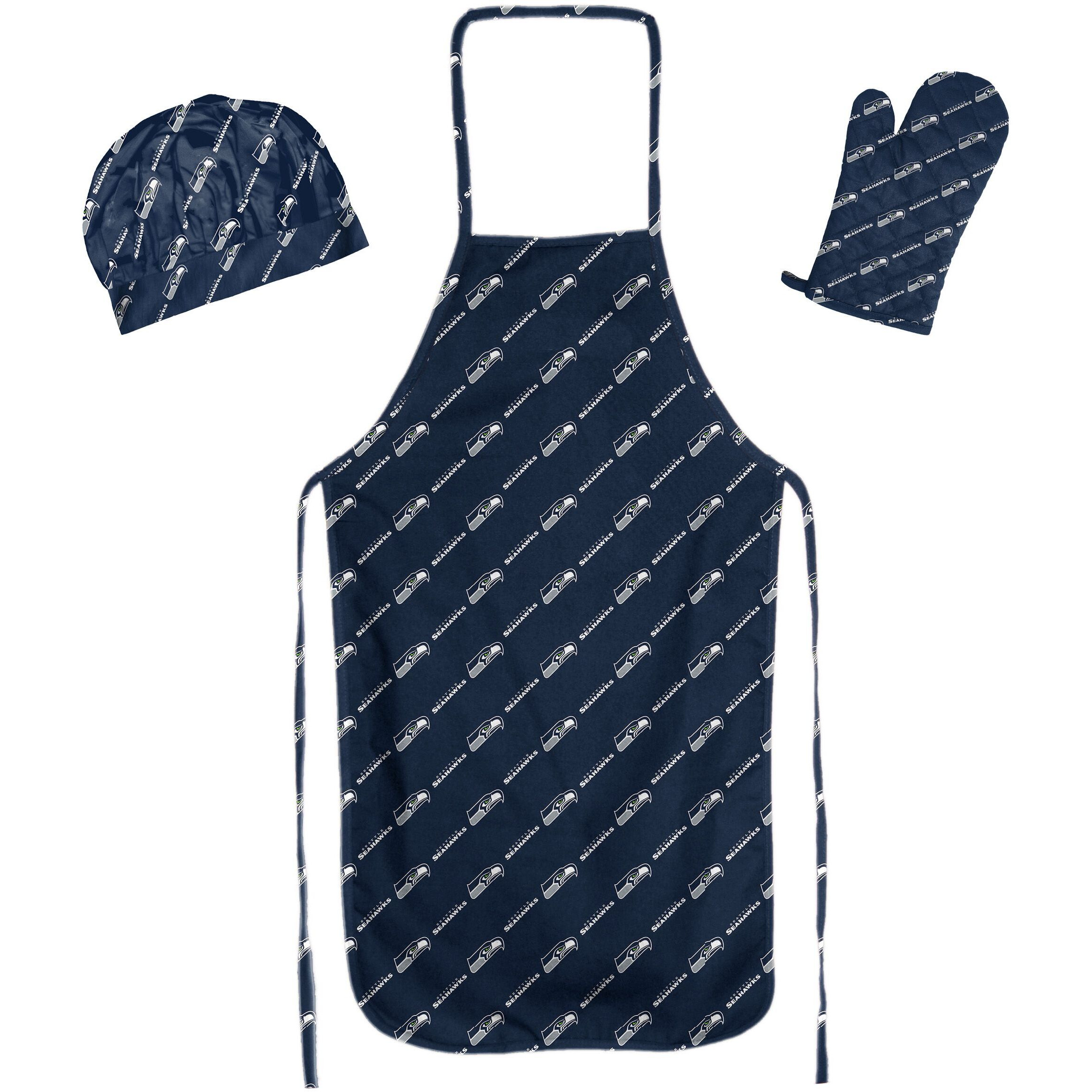 Seahawks 3Pc Set - Apron Mitt Hat(D0102H94NIU)