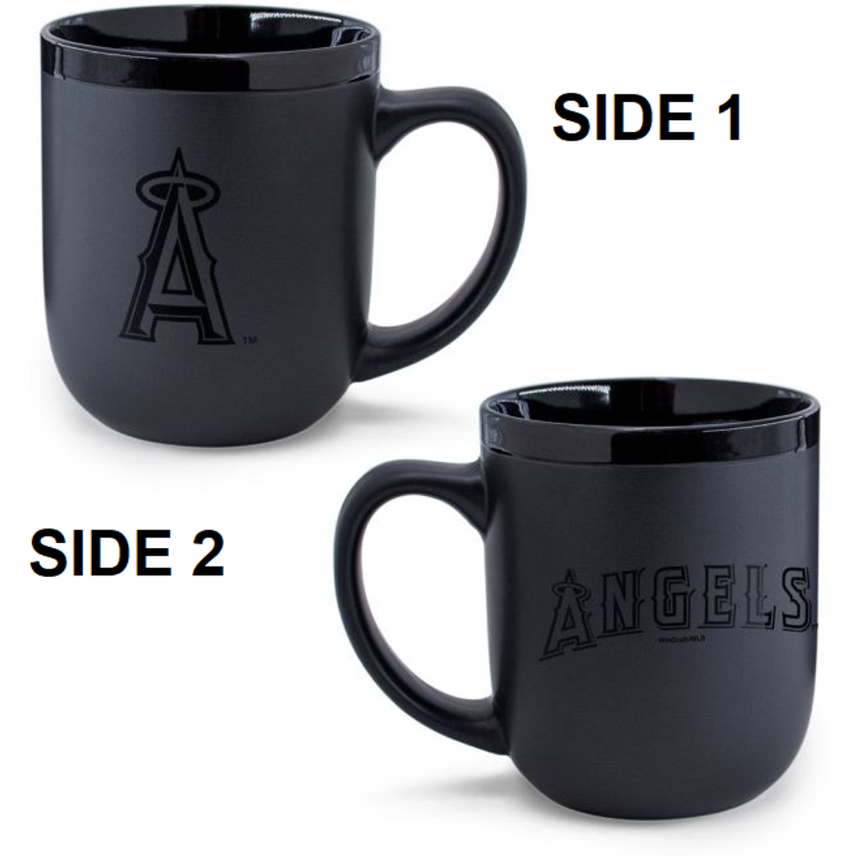 Los Angeles Angels Coffee Mug 17oz Matte Black