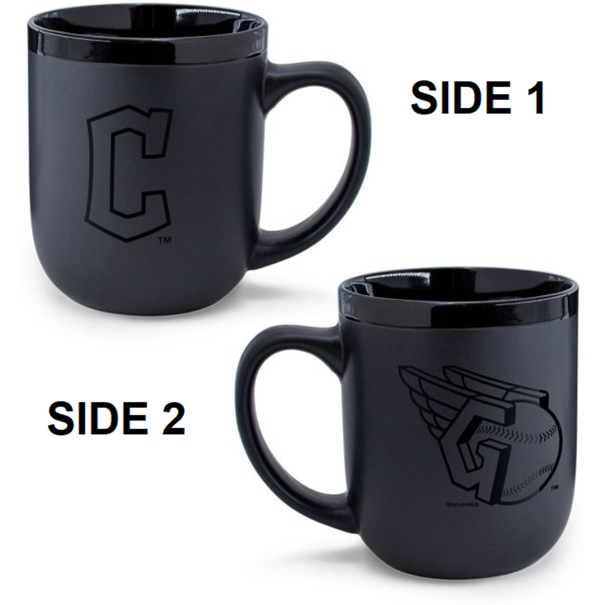Cleveland Guardians Coffee Mug 17oz Matte Black