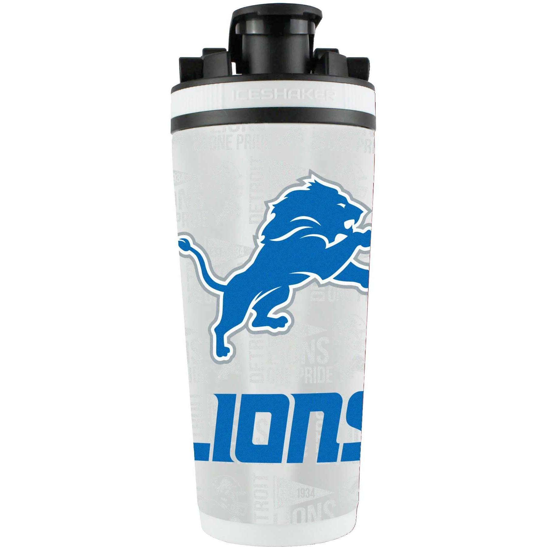 Detroit Lions Ice Shaker 26oz Stainless Steel