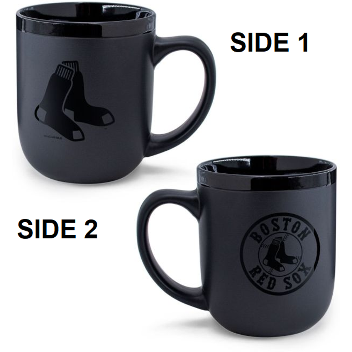 Boston Red Sox Coffee Mug 17oz Matte Black