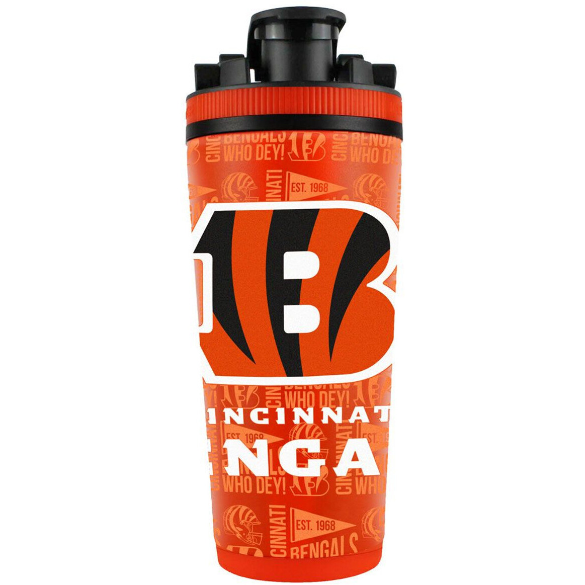 Cincinnati Bengals Ice Shaker 26oz Stainless Steel