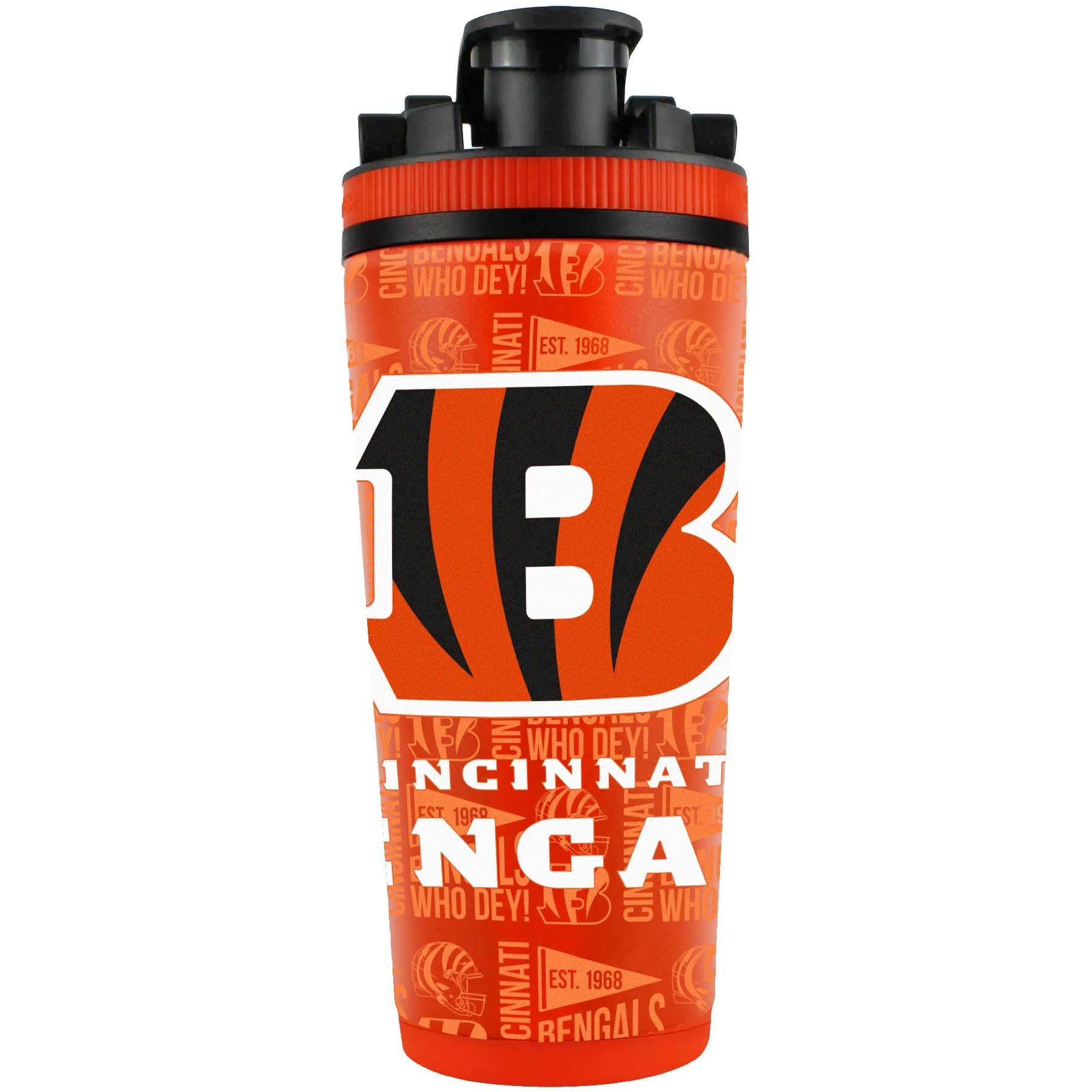 Cincinnati Bengals Ice Shaker 26oz Stainless Steel
