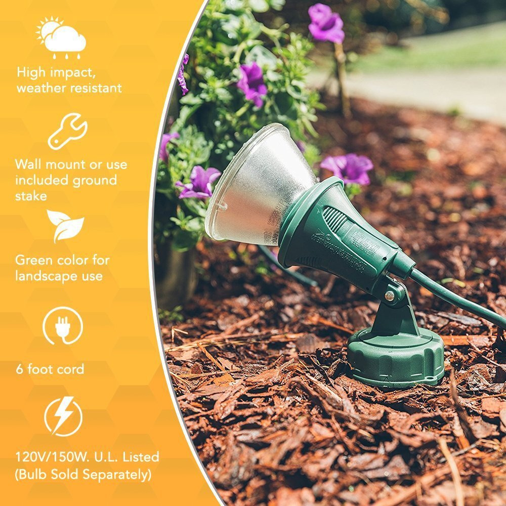 FLOOD LIGHT HOLDER GRN (Pack of 1)