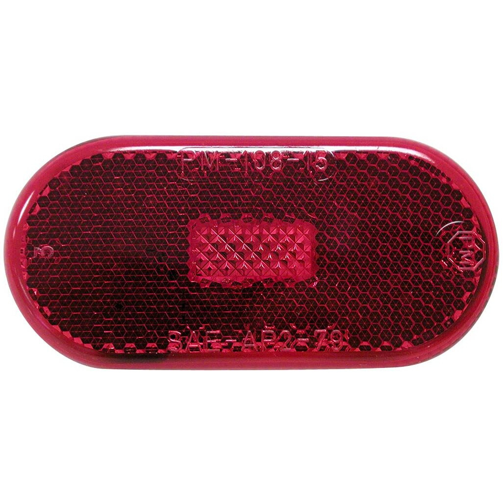 OVAL CLEARANCE LIGHT RED
