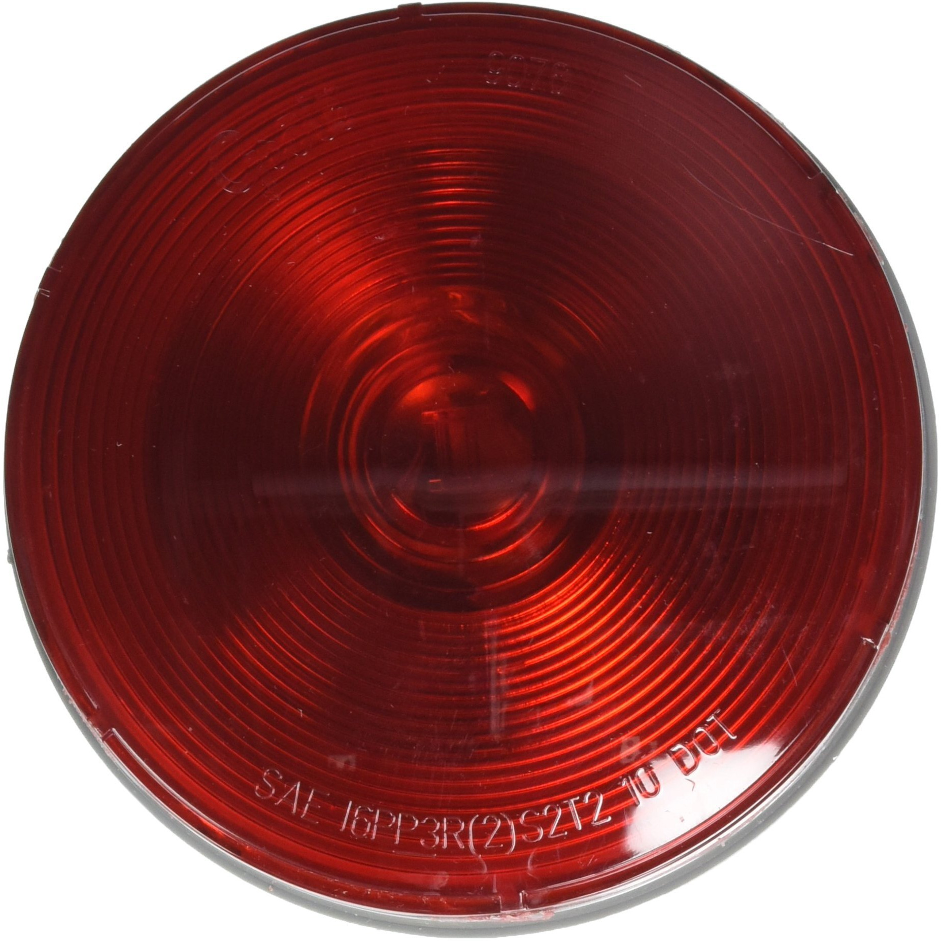 RoadPro RP-53102 4.25-Inch Sealed Grote-Style Stop Turn Tail Light Red Replacement Lens Vehicle Lighting
