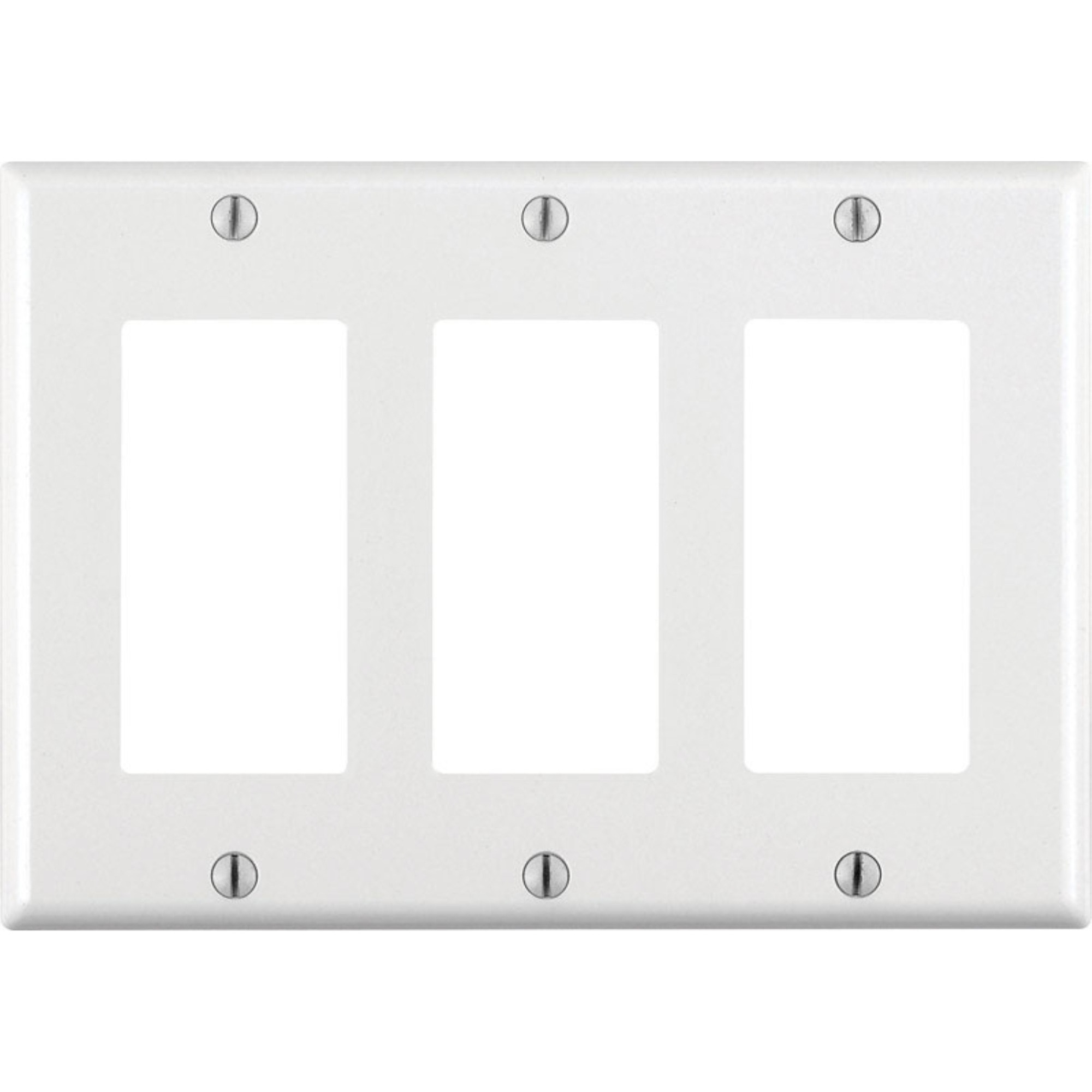 DECORA WALLPLATE 3G WHT (Pack of 10)