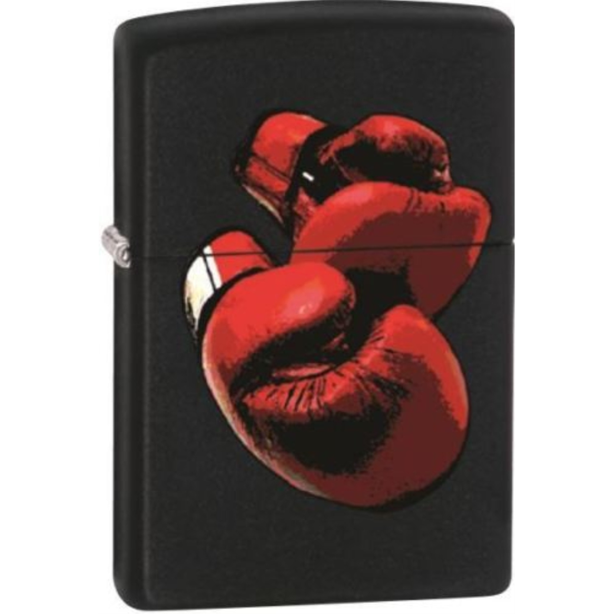 218CI010059 - ZIPPO PROCUT Red Boxing gloves Black Matte