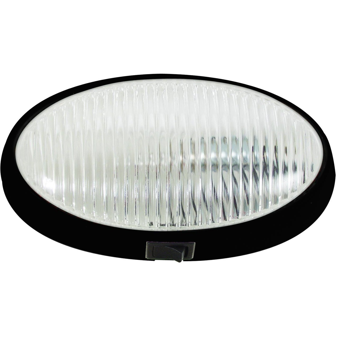 P-LIGHT OV W/SW  BLK BS  CLEAR