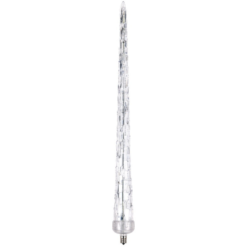 Vickerman 24" LEDCool Wht Falling Icicle Bulb E17 - XICE995